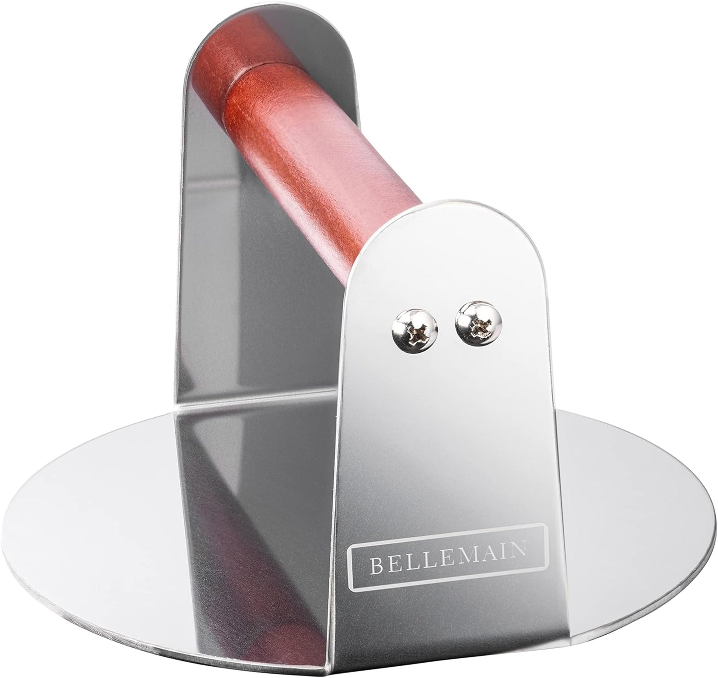 Triturador hamburguesas acero inox 6pulg con mango madera