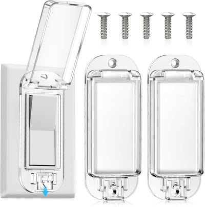 Pack 2 Fundas Interruptor Pared Prueba Bebés Con S