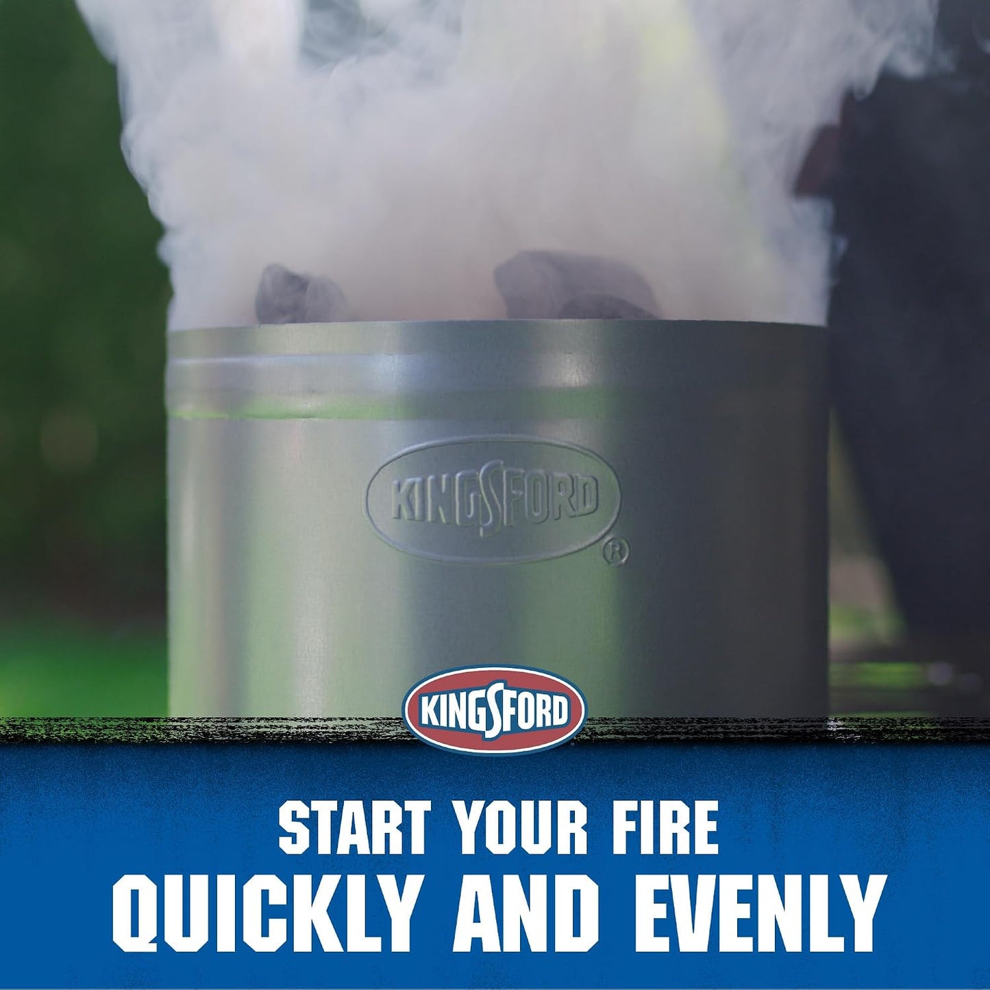 Arrancador chimenea carbón resistente compacto herramienta parrilla