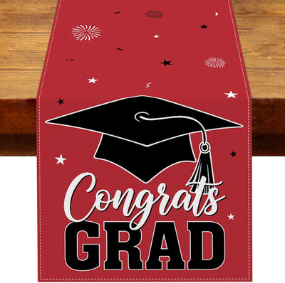 Camino mesa graduación 2026 rojo 13x72
