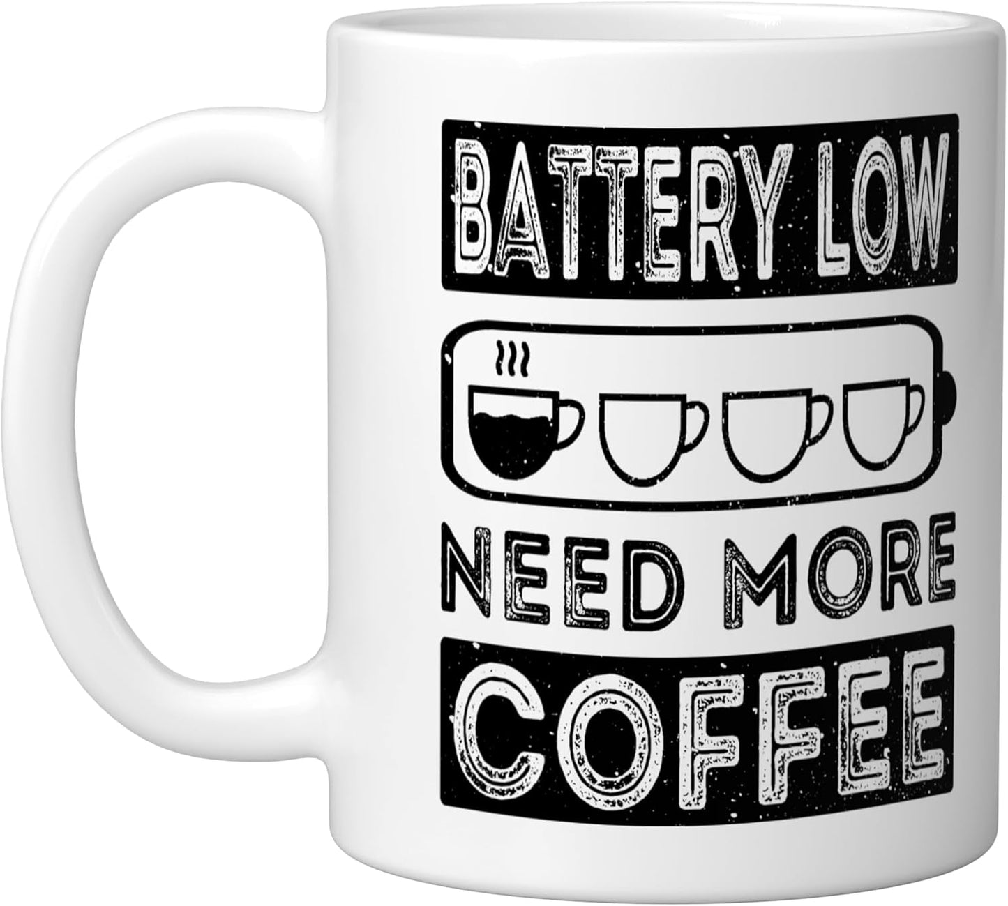 Taza cerámica para amantes del café blanca