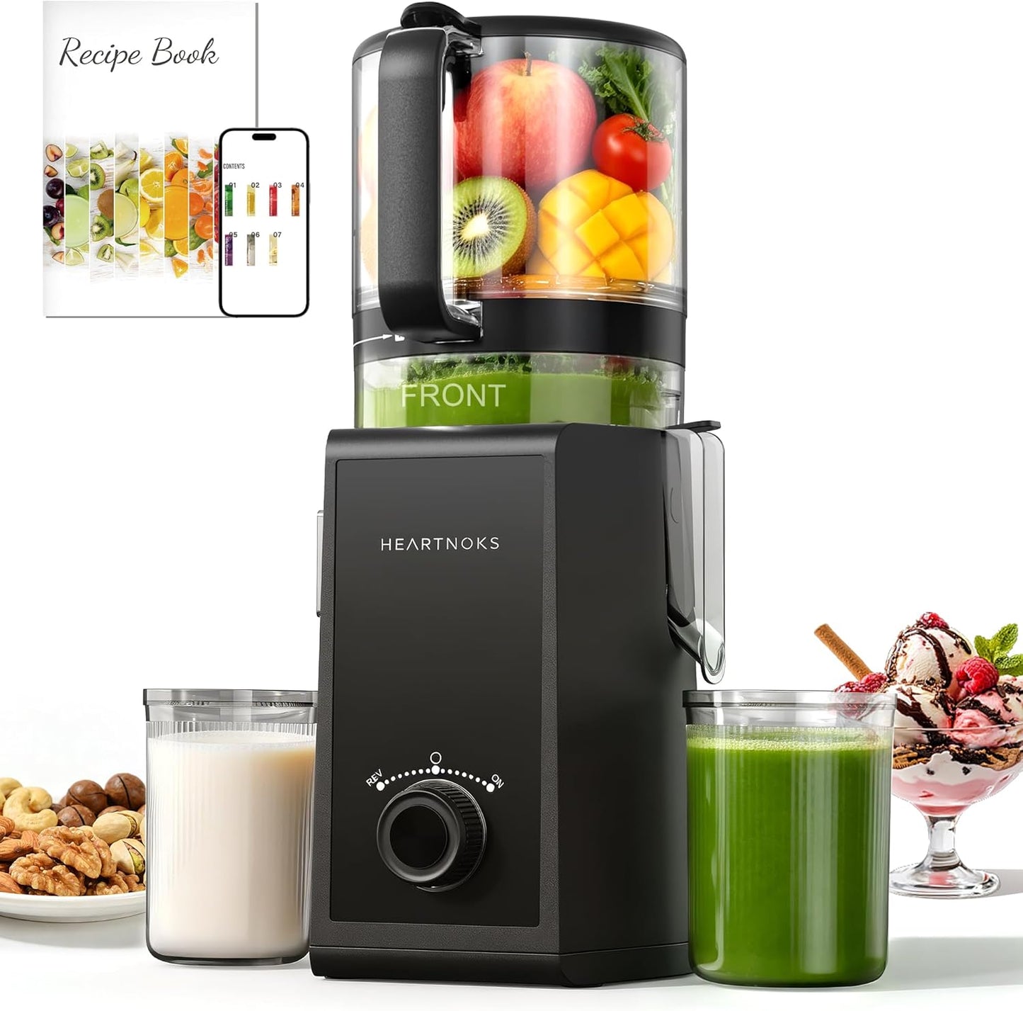 Extractor Jugos 3en1 300W para Frutas y Verduras