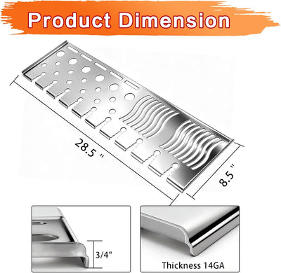 Rejilla calentamiento acero inox para parrilla Prestige 500