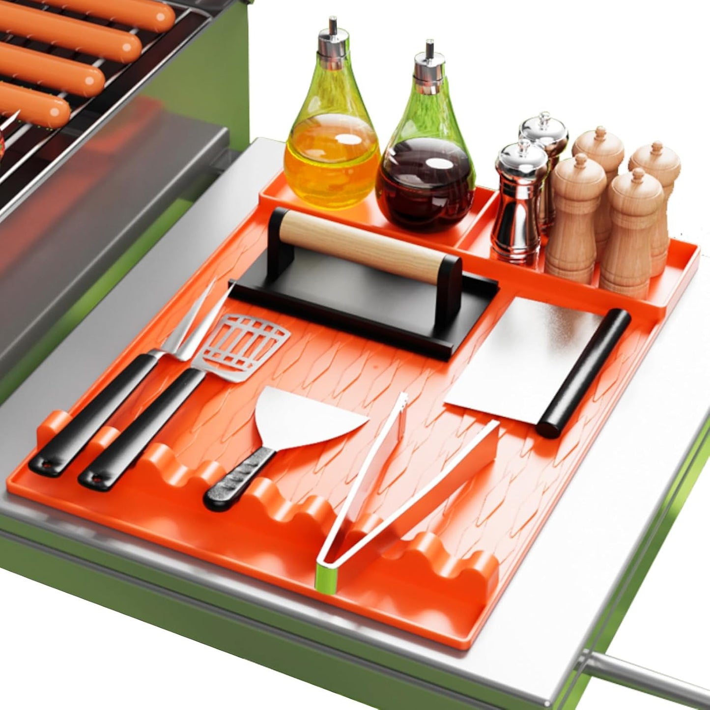 Alfombrilla silicona comp Blackstone antideslizante para parrilla