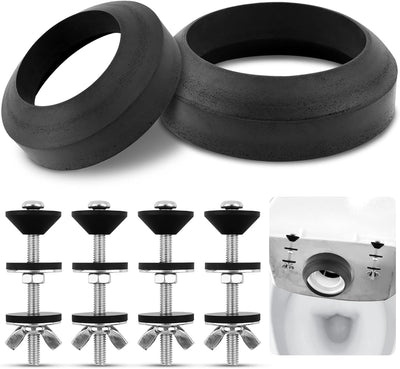 Kit juntas y pernos inodoro cuenco acero inox 5/16x3.15pulg