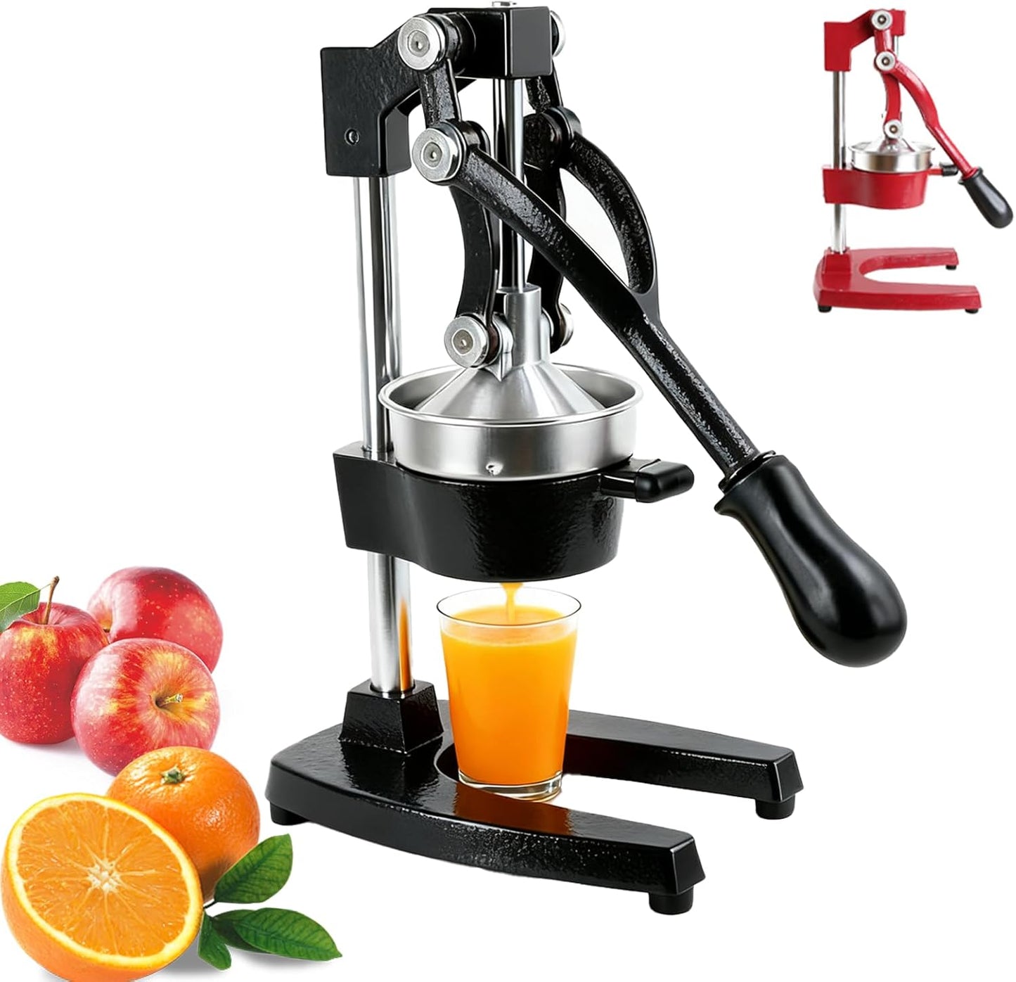 Exprimidor hierro fundido acero inox para cítricos