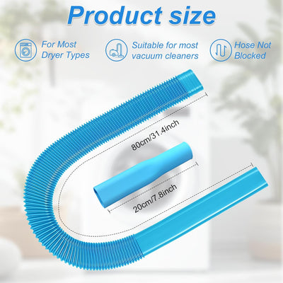 Kit limpieza ventilación secadora manguera vacío universal