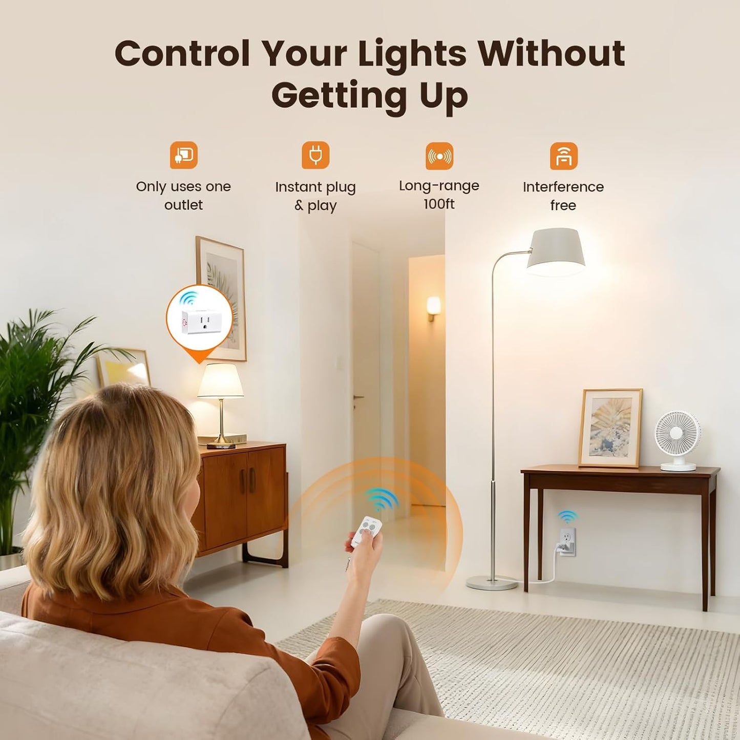 Kit control remoto 2 canales llavero con interruptor luz
