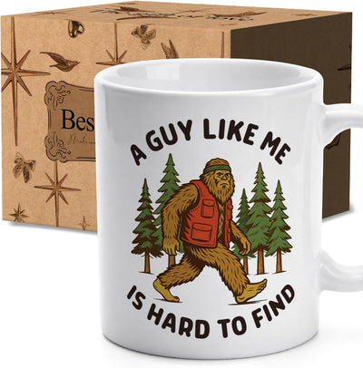 Taza de café Bigfoot para hombres y papás, regalo para amantes del camping y montañismo