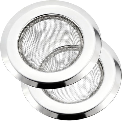 2 Pzas Atrapador Masa Madre Acero Inox Fregadero