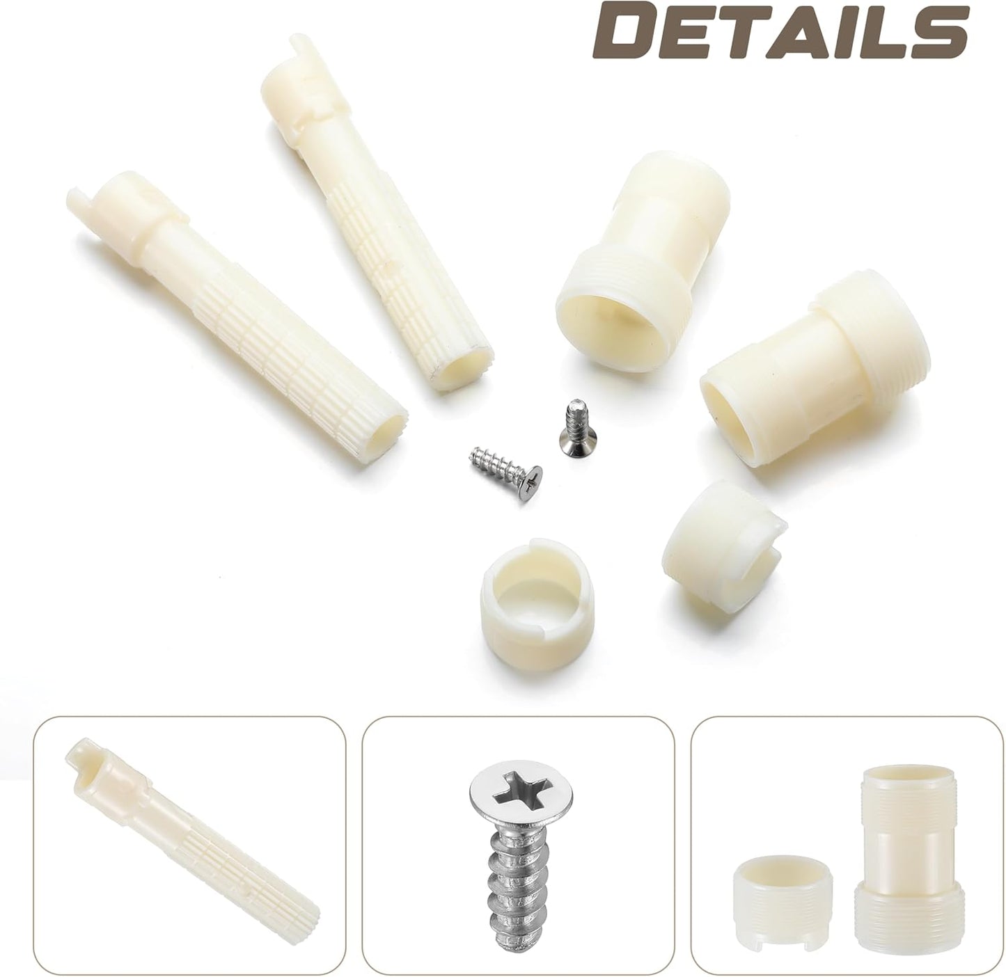 Extensiones romanas para tina 4 juegos grifo plástico