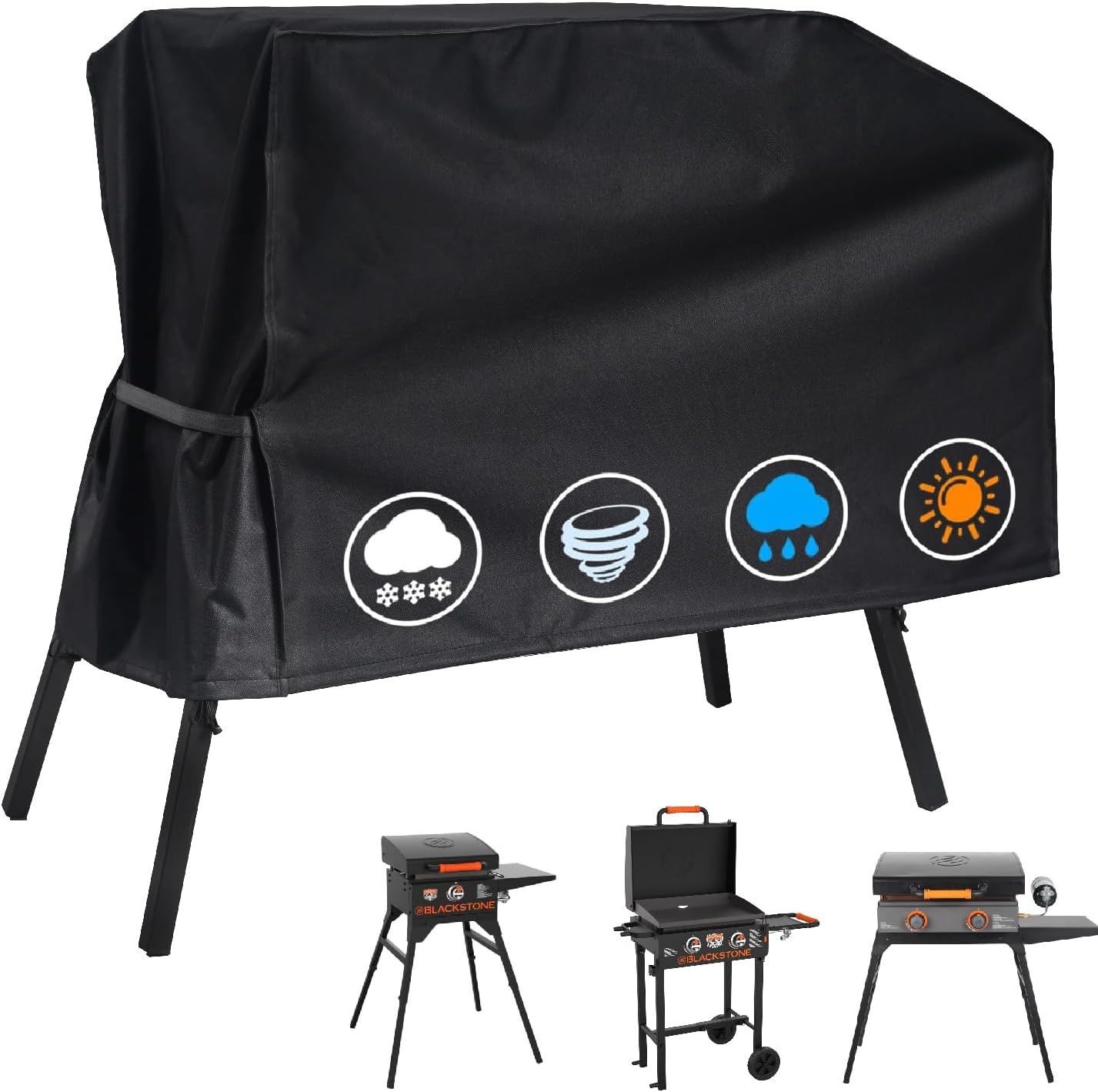 Funda parrilla Blackstone 22pulg resistente agua