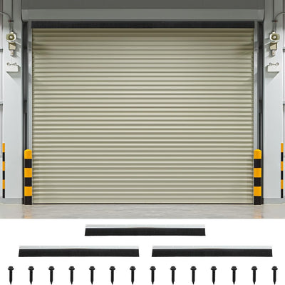 Sello cepillo garaje 4pulg 10ft resistente con riel aluminio
