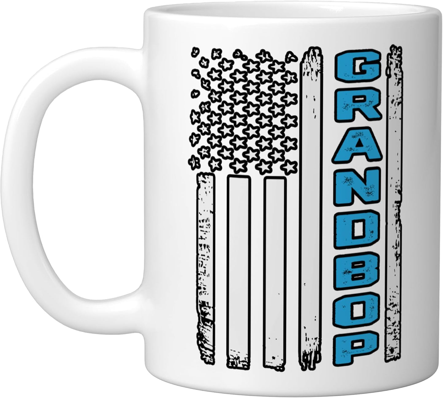 Taza cerámica vintage bandera americana para padre día del padre