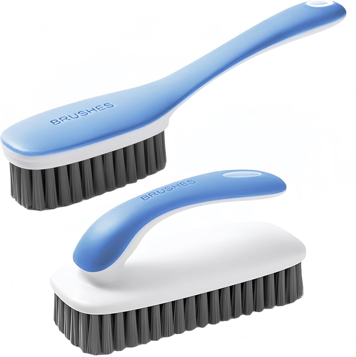 Cepillo limpieza manchas tela set 2 azul hogar alfombras ropa