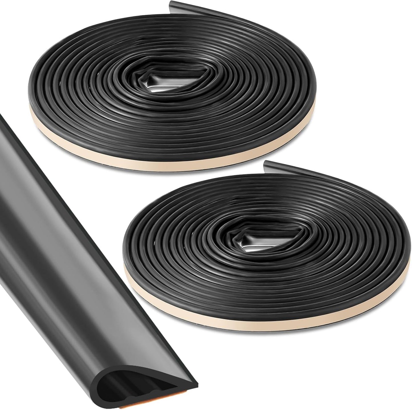 Juntas silicona flexible para puertas ventanas 0.5x0.25pulg 25ft