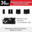 36 Conectores Cable Impermeables Silicona Exteriores
