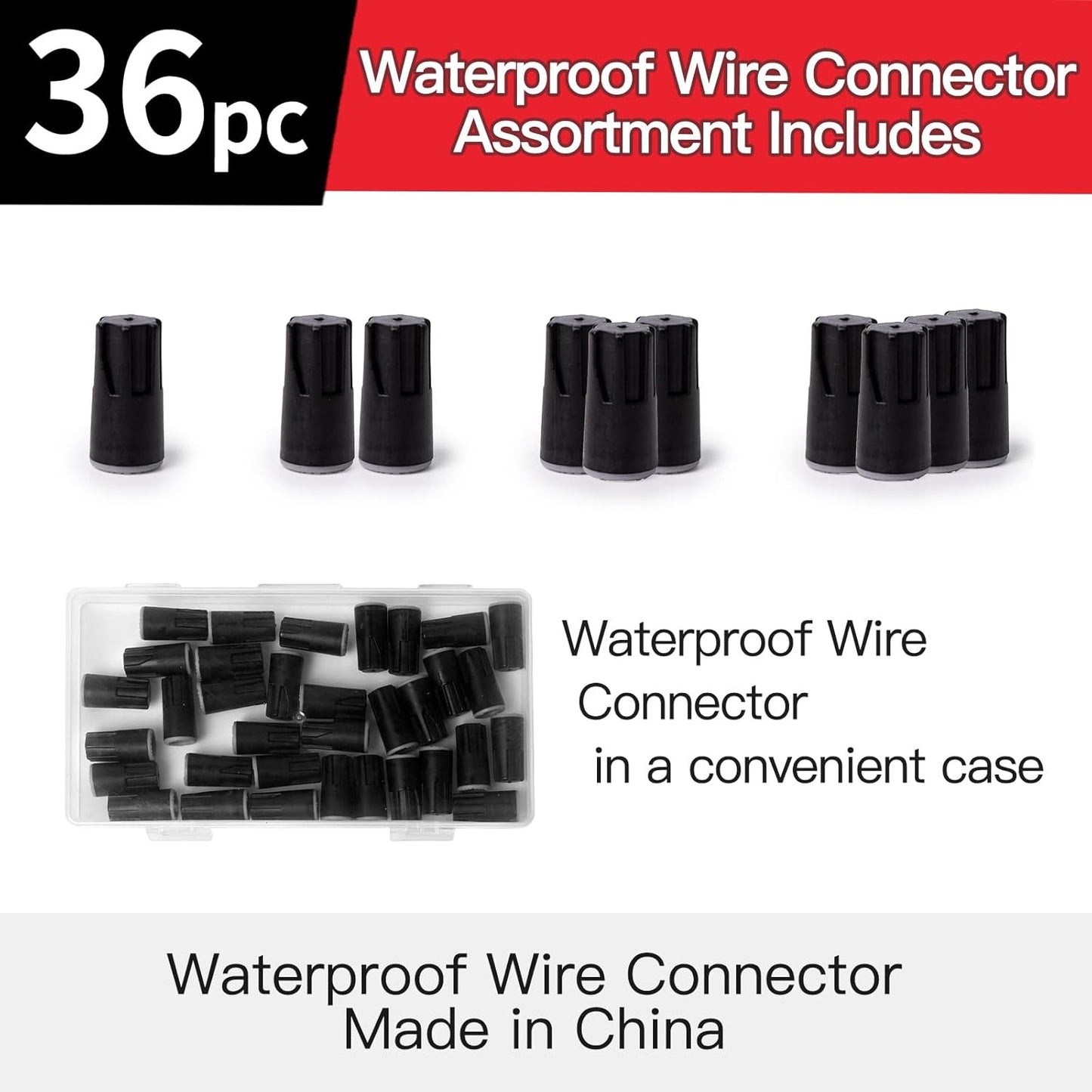 36 Conectores Cable Impermeables Silicona Exteriores