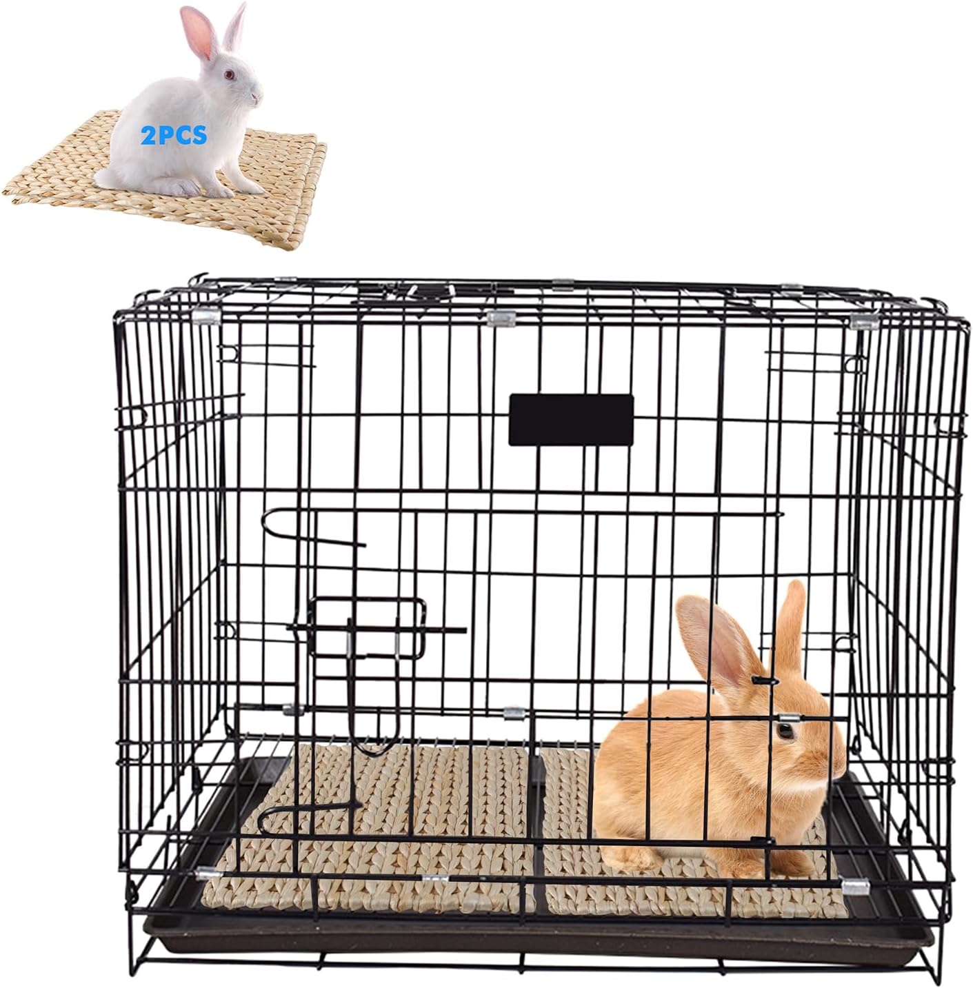 Alfombrillas juguete y cama espadaña para jaula de mascotas