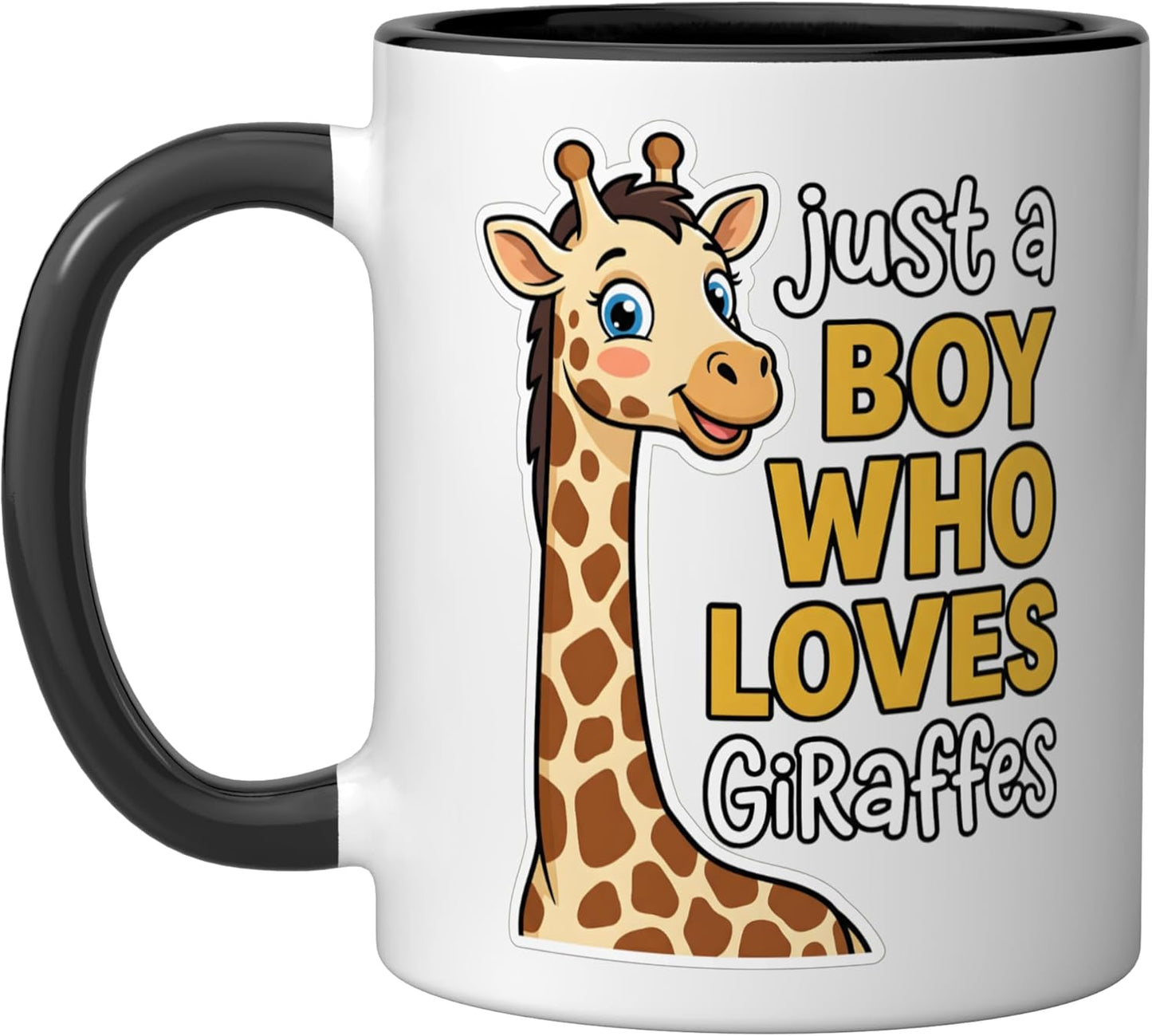 Taza cerámica divertida de jirafa para quien ama las jirafas