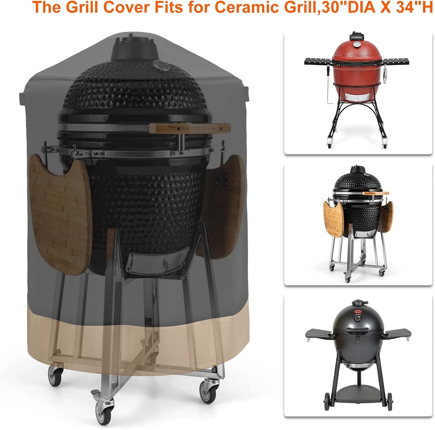 Cubierta parrilla Kamado 29.5pulg para Joe Classic y otros