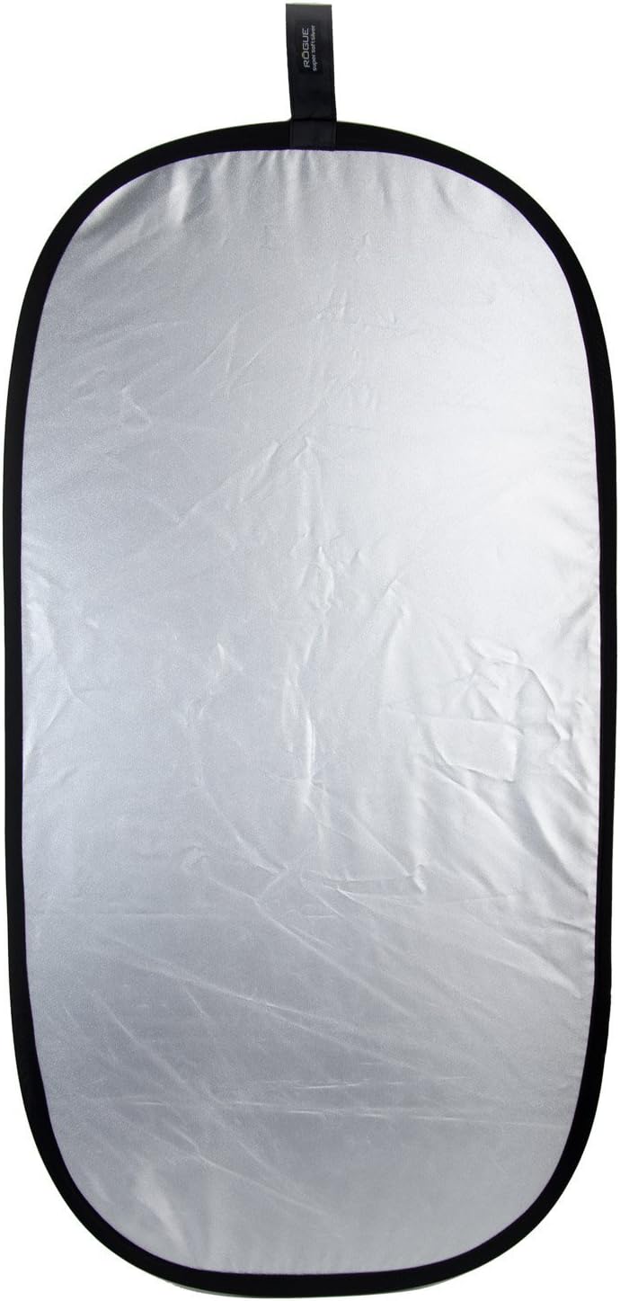 Reflector plegable 2en1 color plateado 20x40