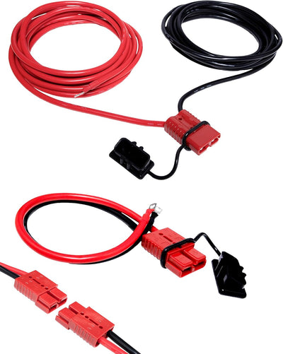 Cable cabrestante 7pies desconexión rápida AWG4 cobre