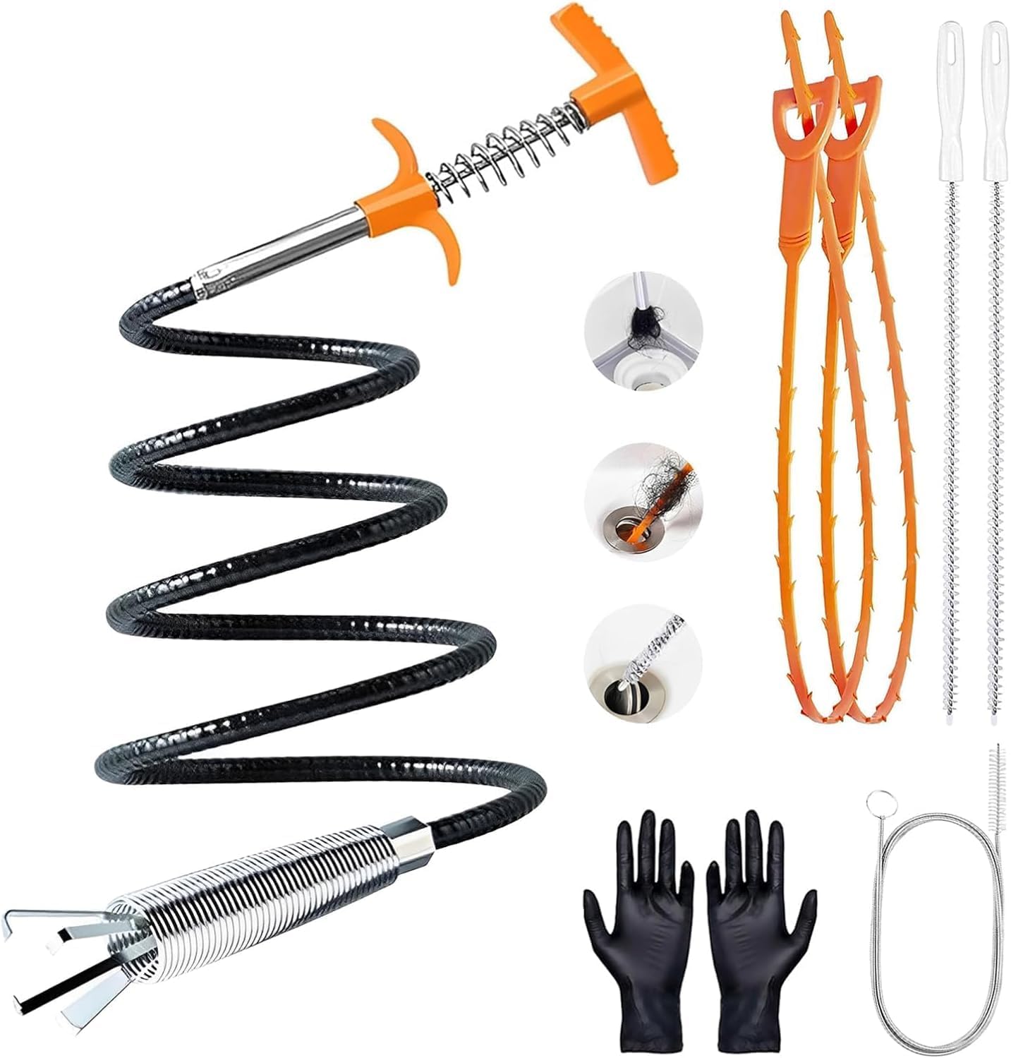 Herramienta desagüe pelo 63pulg cocina baño ducha