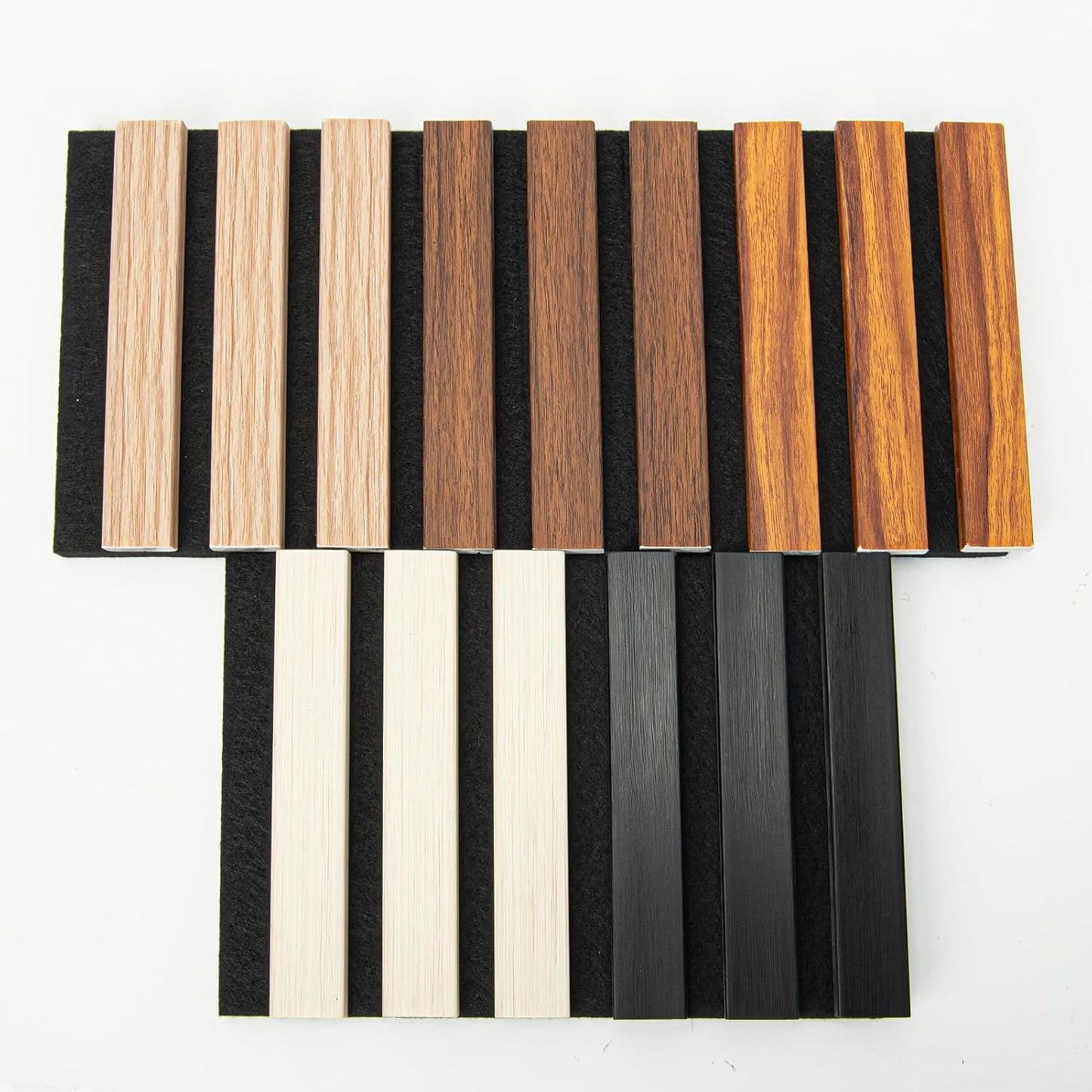 Panel acústico ligero textura madera impermeable 5 colores