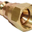 Accesorio conexión rápida propano RV 1/4x3/8 pulg