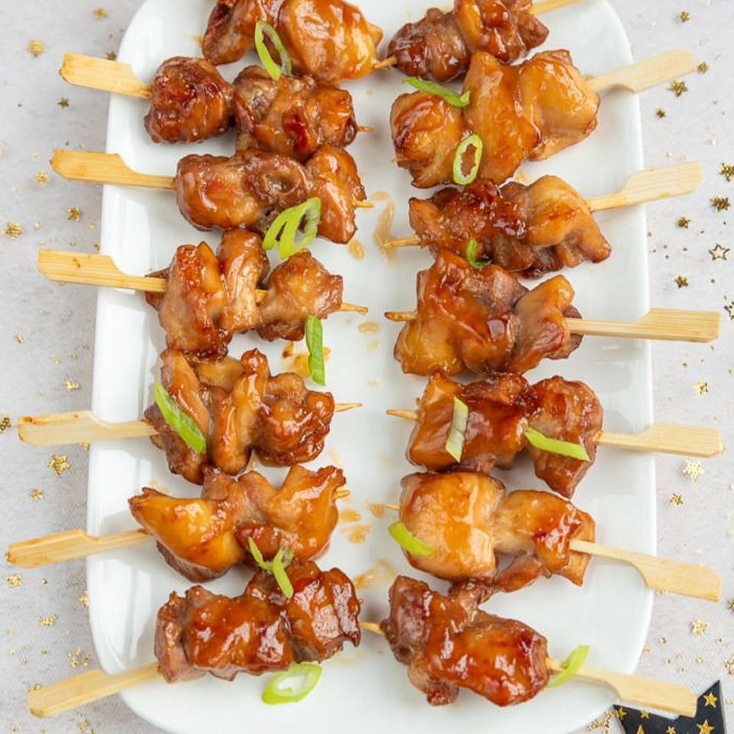 500 pinchos de bambú planos para aperitivos, sándwiches y fiestas