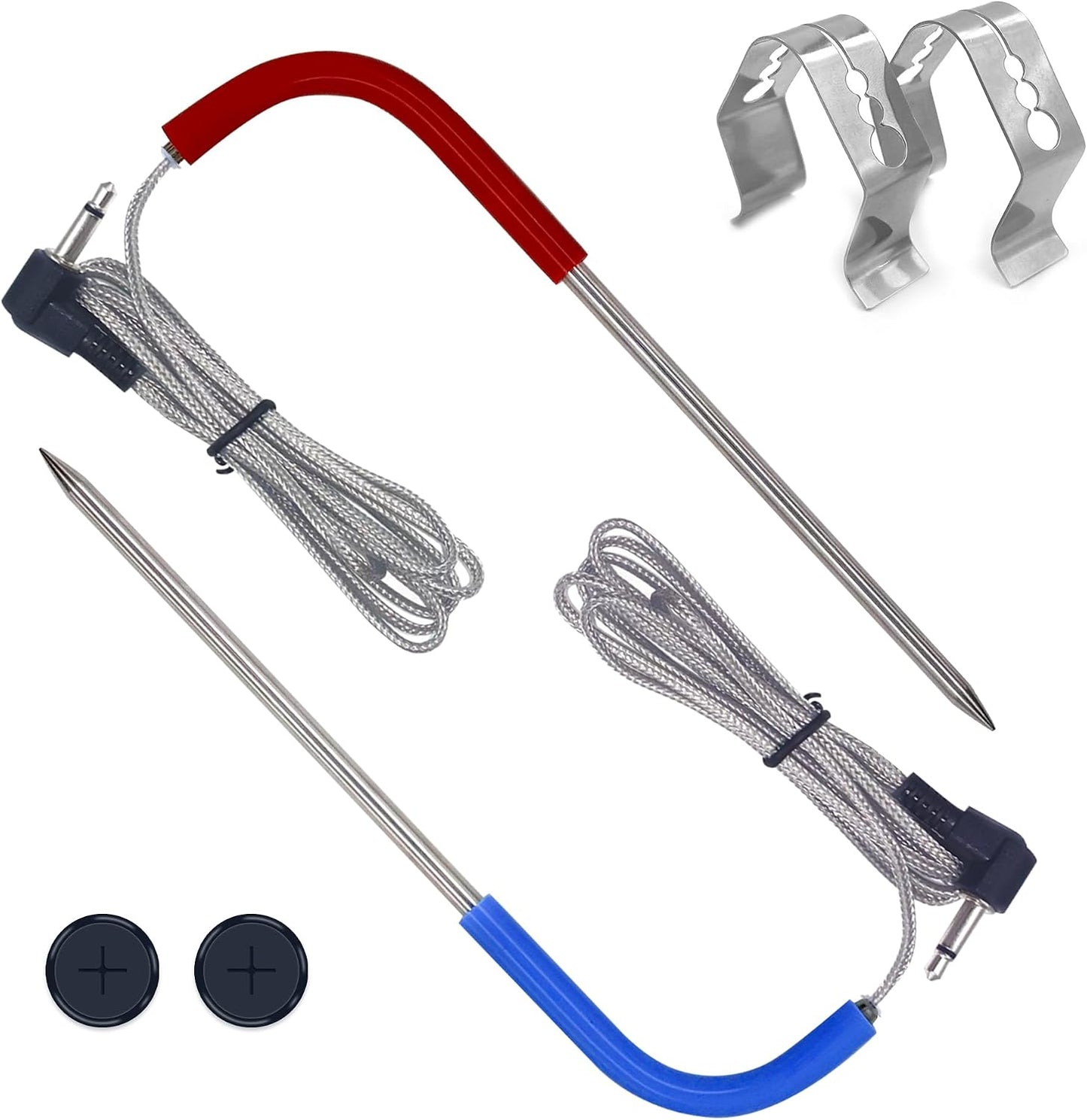 2 Sondas Temp. Carne Comp. Pit Boss 0.138pulg PT1000 Impermeable
