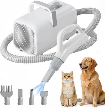 Secador pelo perros 1550W ajustable 4 boquillas