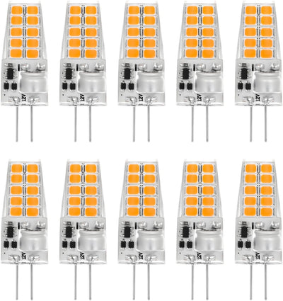 Pack 10 Bombillas LED G4 2.5W 2700K Blanco Cálido 12V