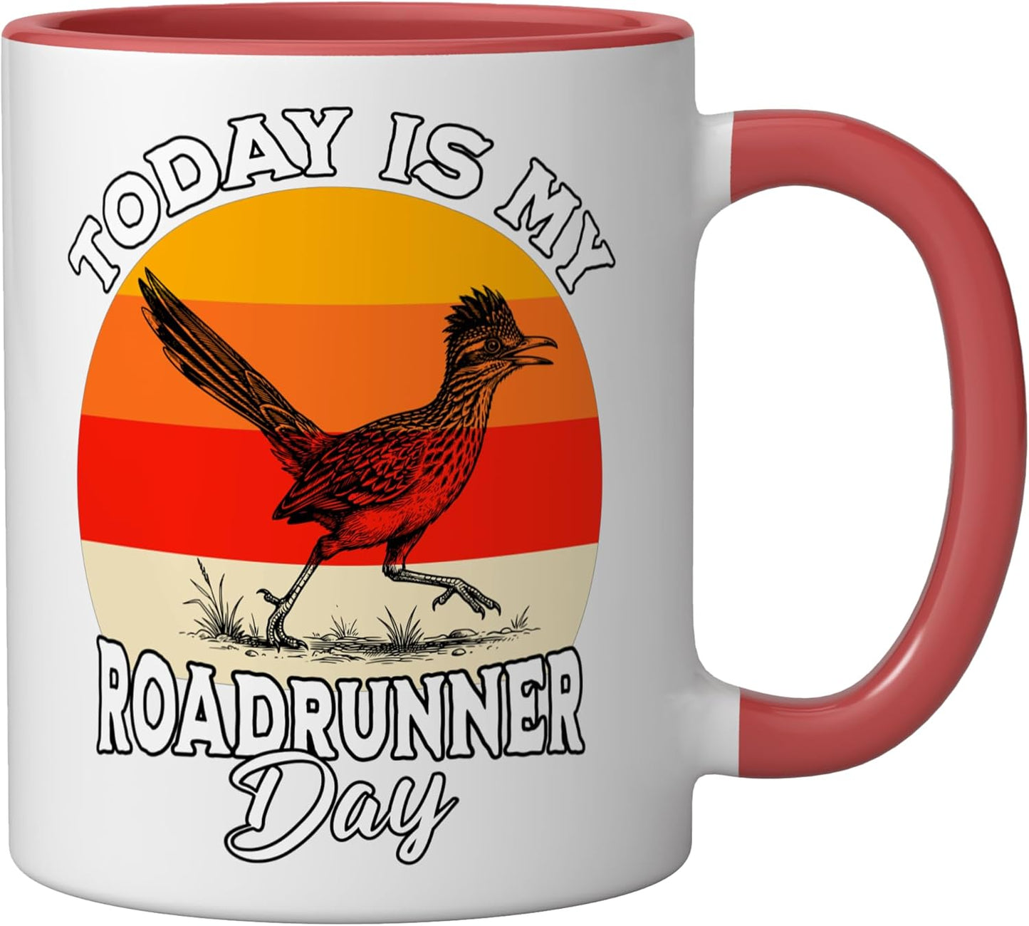 Taza Cerámica Roadrunner Rojo/Blanco
