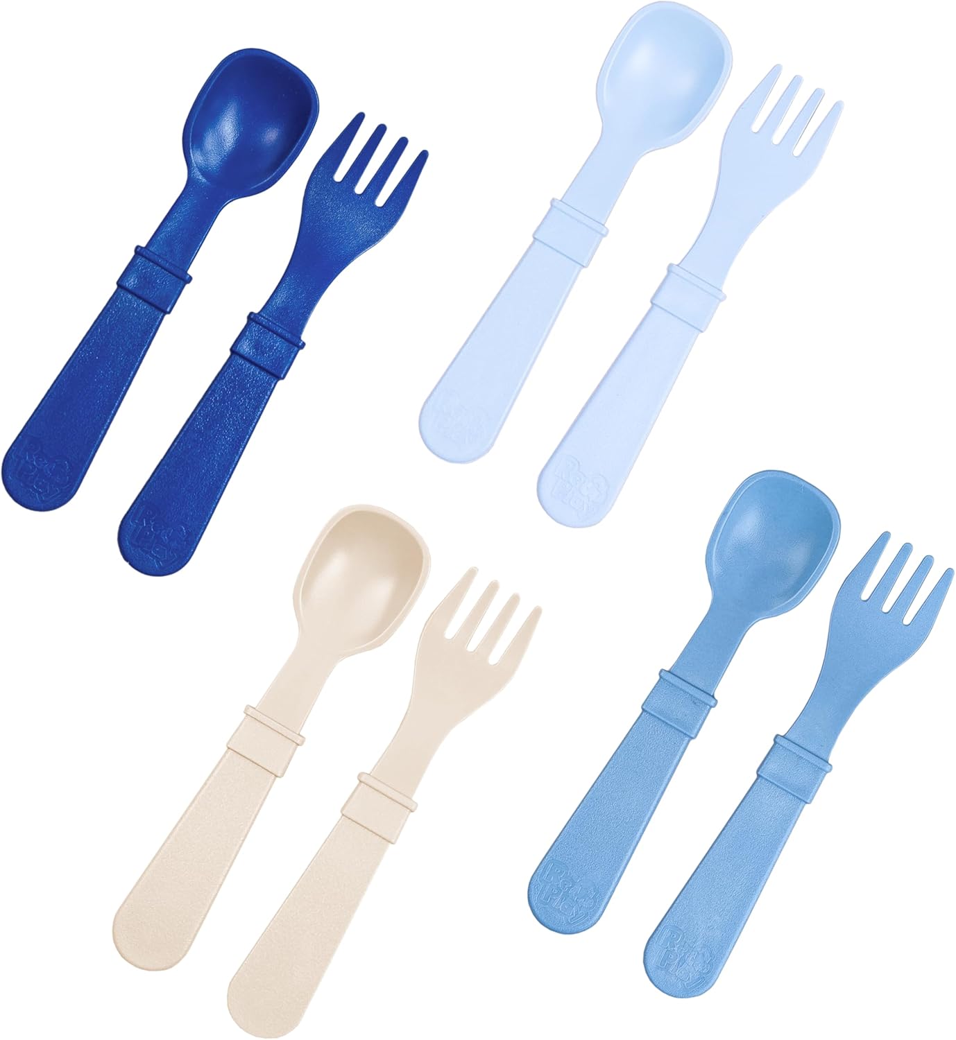 Juego de tenedores y cucharas para niños de 8 piezas