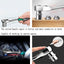 Llave trinquete 1/2-3/8-1/4 pulg 72 dientes acero CR-V