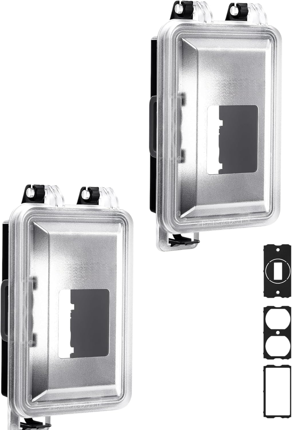 Funda toma corriente exterior resistente horiz/vert comp GFCI