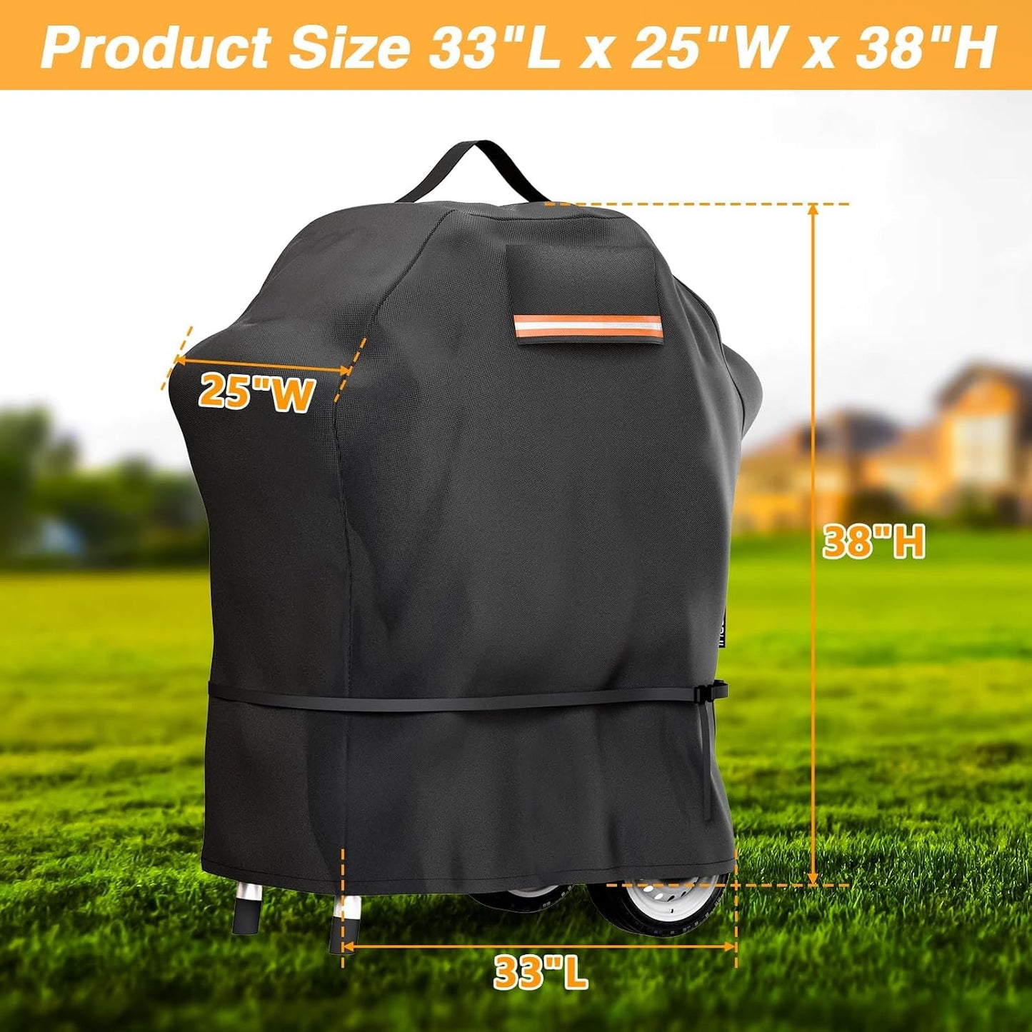 Funda parrilla Char-Broil impermeable 420D con ventilación