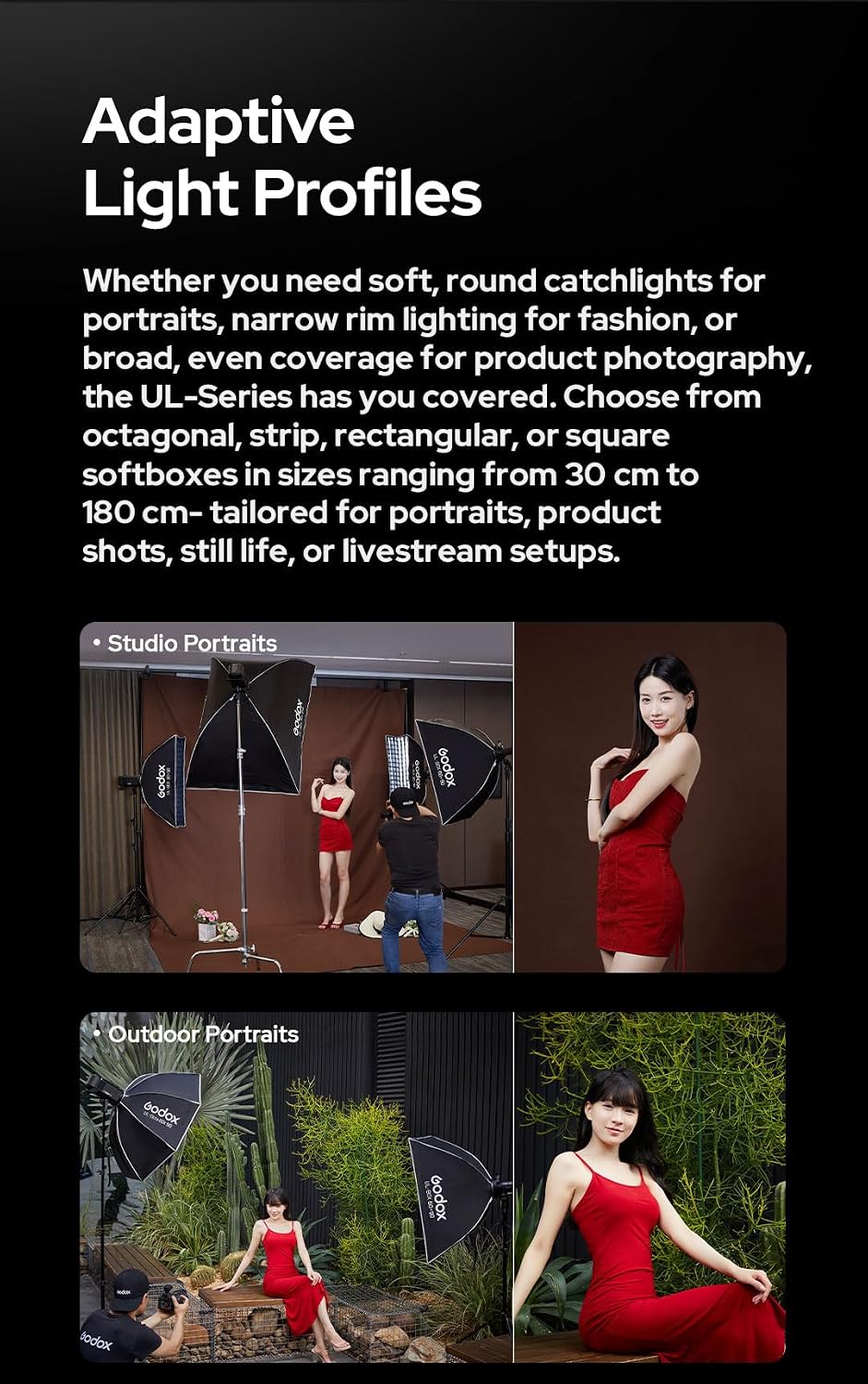Softbox UL-90x120 caja luz rectangular rápida con rejilla difusor
