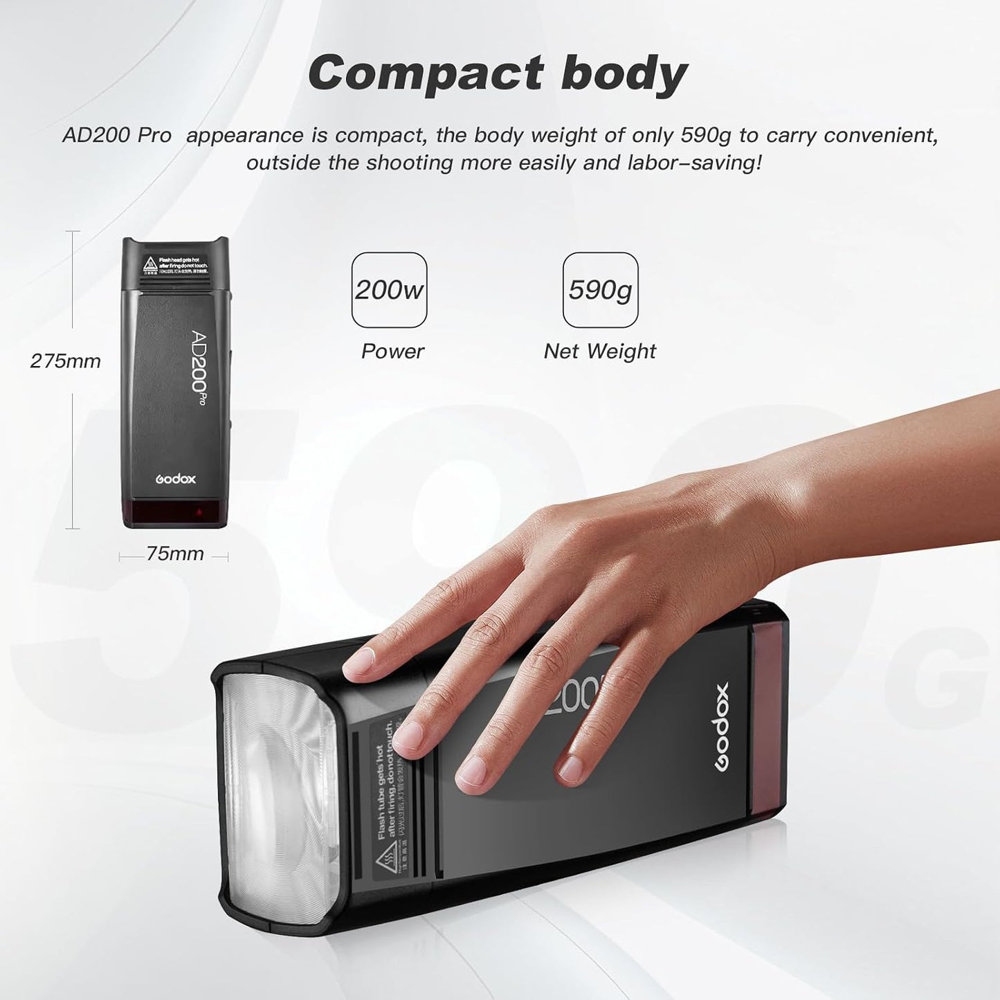 Flash AD200 Pro 200Ws 2.4G HSS Monolight