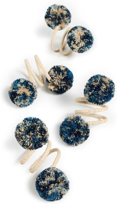 Set 4 Anillos servilletas mujer estilo Casbah