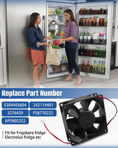 Ventilador condensador para frigorífico Frigidaire