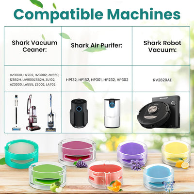 7 Pzas Cartucho Neutralizador Olores Shark para AZ3002