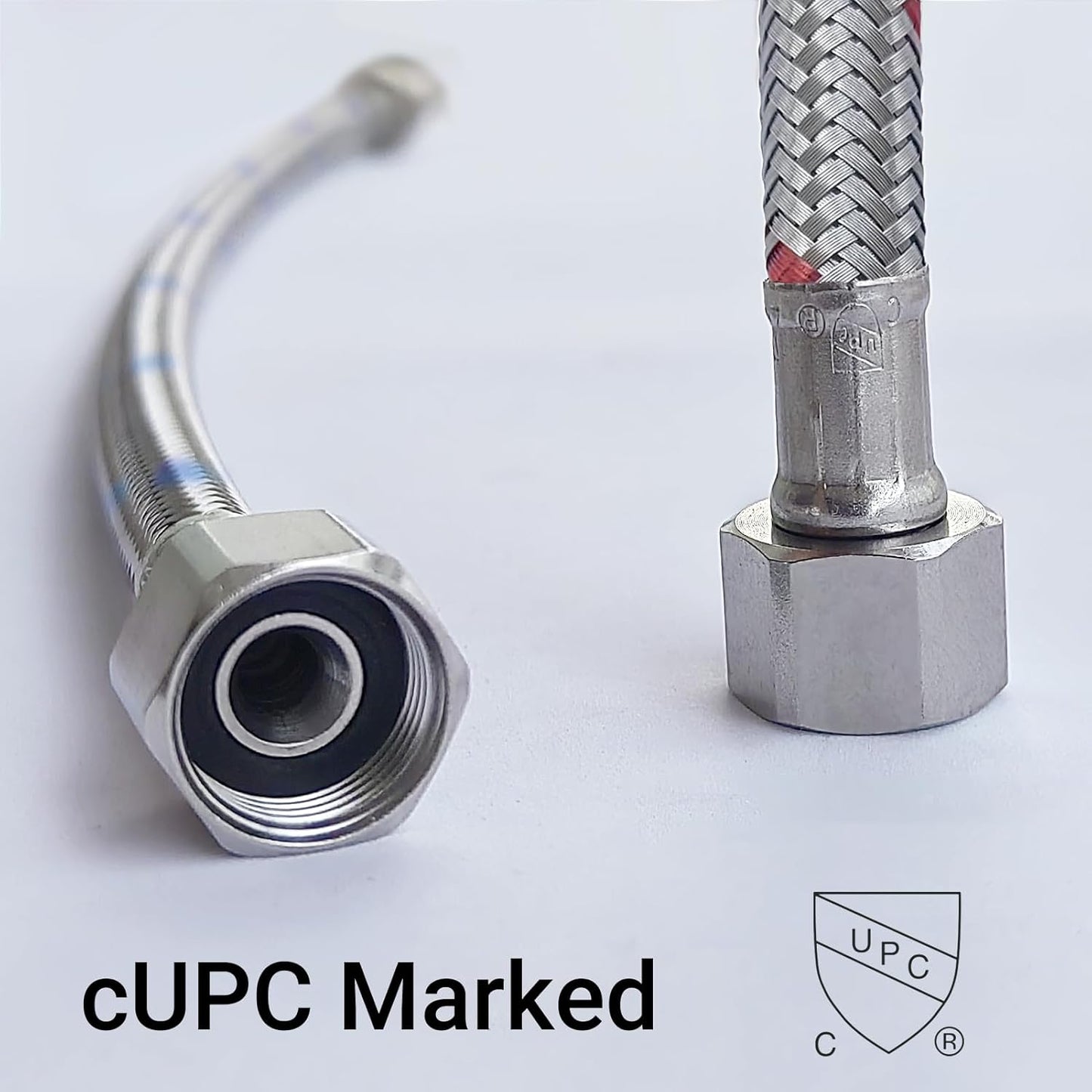 Extensión grifo acero inox 13pulg set 2 unidades
