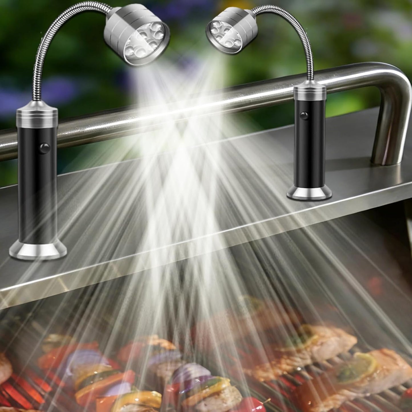 Luces magnéticas para parrilla al aire libre