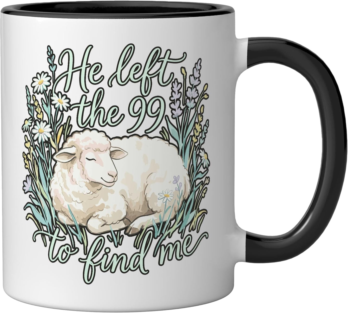 Taza Cerámica Negro/Blanco