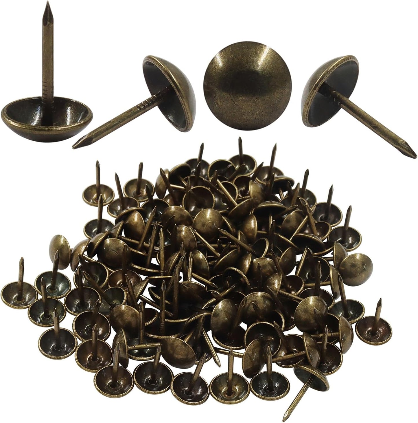 Clavos para tapicería bronce vintage 100 pzas para sofás y muebles