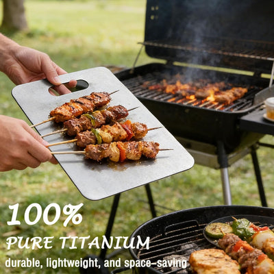 Set 3 Tablas Cortar Titanio Puro Grado Alimenticio