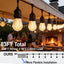 Guirnalda luces exteriores 75ft 47 bombillas Edison impermeable
